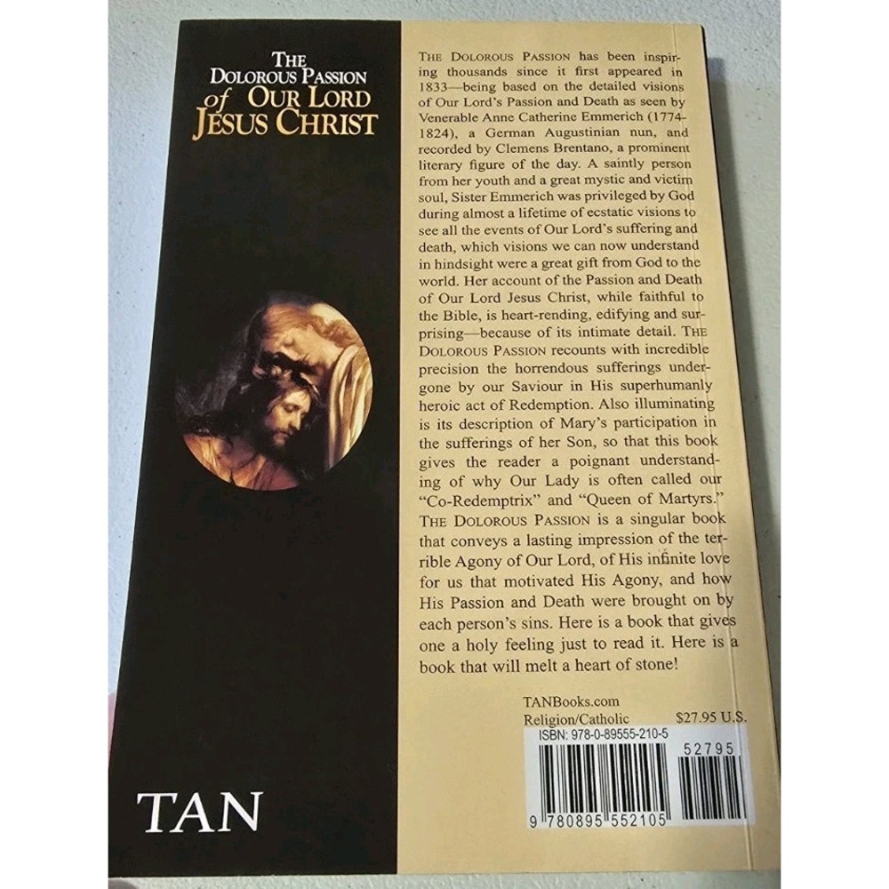 Dolorous Passion of‎ Our Lord Jesus Christ by Anne Catherine Emmerich (2004, PB) - Picture 2 of 3